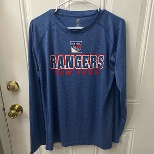 NY Rangers NHL men’s longs sleeve t shirt excellent condition size medium